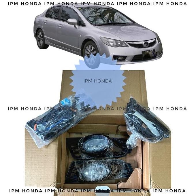 . Fog Lamp Foglamp Light Lampu Kabut Honda Civic FD FD1 FD2 2009-2011