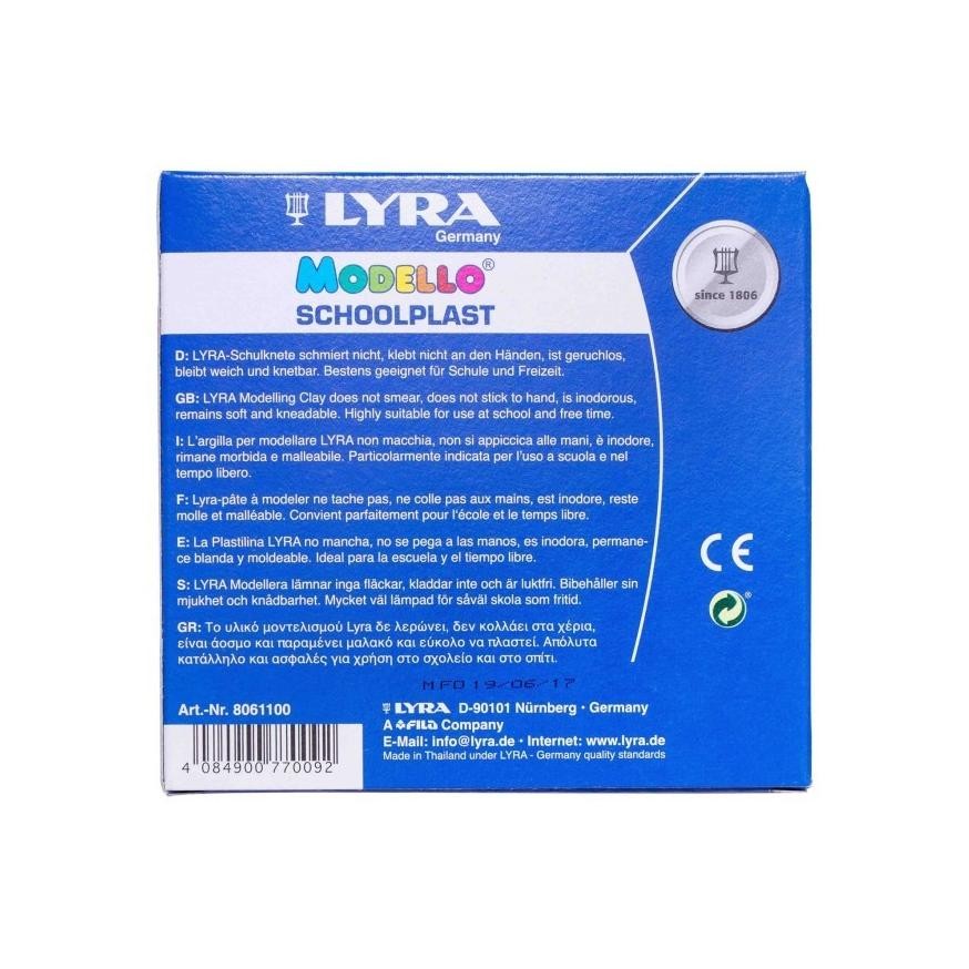 

Dg-4 Fj-44 Fg-87 Lyra Modelling Clay Schoolplast Plasticine Plastisin 1 Set 10 Warna Sale Hemat Dg-4