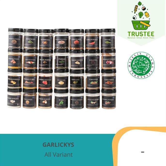 

Tw39 Dw-45 Fb-43 Garlickys Rempah Bubuk / Herbs & Spices Premium All Variant Halal Original Hemat Tw39