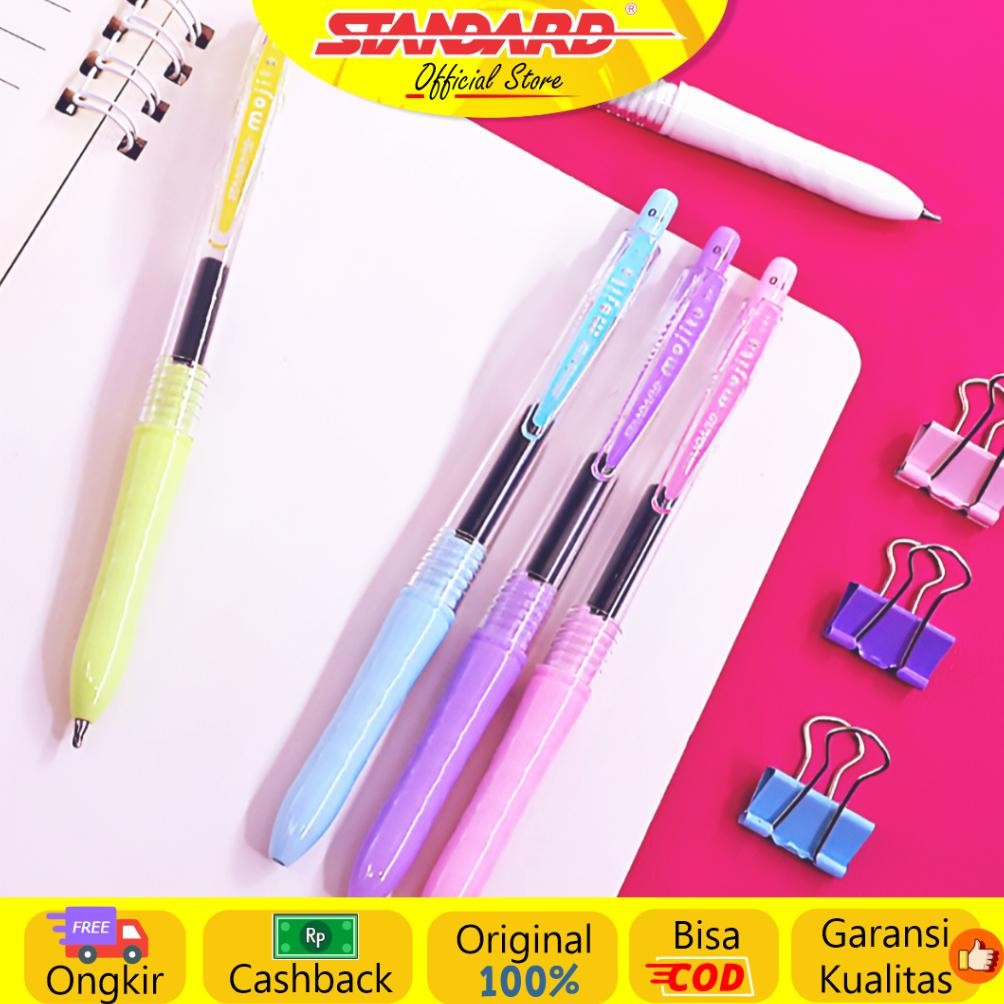 

Standard - Pulpen Mojito 0.3 Gel / Lusin ( Alat Tulis / Pen / Ballpoint / Pena )