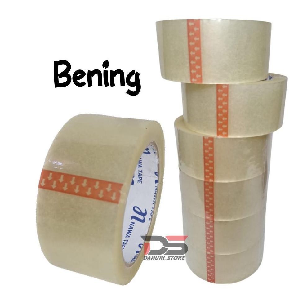 

KA MURAH GILA!! Harga 1 SLOP ( 6 PCS ) LAKBAN BENING & COKLAT KUAT BERKUALITAS PANJANG 100 YARD