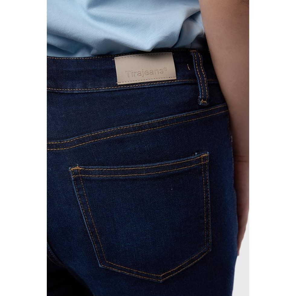 Sale Tirajeans Skinny Denim Pants 7-Lldnkey124B002 Med Blue