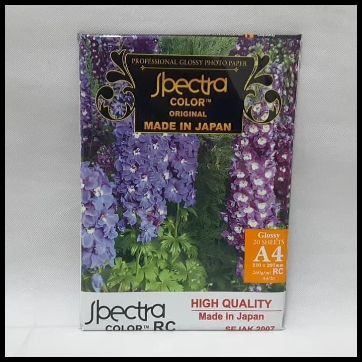 

Terlaris Kertas Foto Paper Glossy 260 Gram Spectra Good Quality
