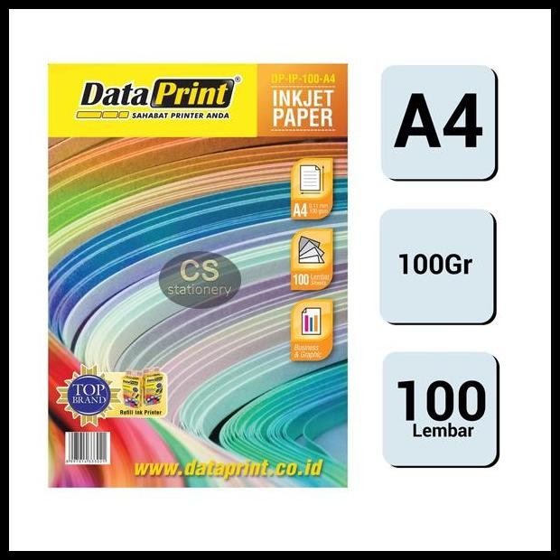 

Terlaris Data Print Inkjet Paper A4 100 Grm Isi 100 Good Quality