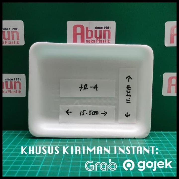 

Terlaris Tray Styrofoam Tr-4 Isi 250Pcs Good Quality