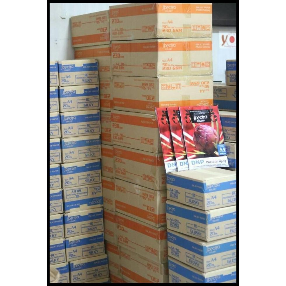 

Terlaris Spectra Professional Silky Photo Paper A4 260Gsm - Kertas Foto Good Quality