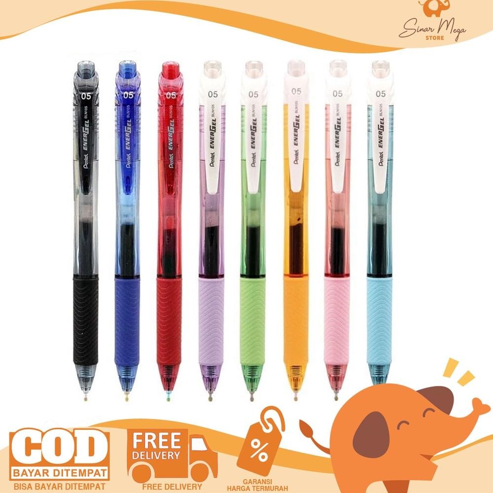 

Sd83 Ghs-55 Fg-87 Pentel Energel Bln105 Pulpen Gel Pen Murah Berkualitas Sale Original Sd83