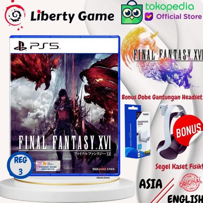 Murah PS5 Final Fantasy XVI / Final Fantasy 16 / FF16 / FF XVI lib33g Segera Beli