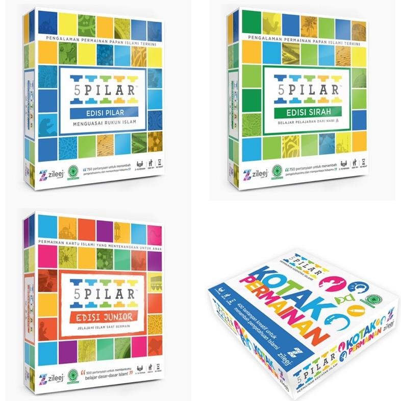 TERLARIS Board Game 5 Pilar Edisi Junior / Edisi Sirah / Edisi Pilar / Kotak Permainan / Permainan K