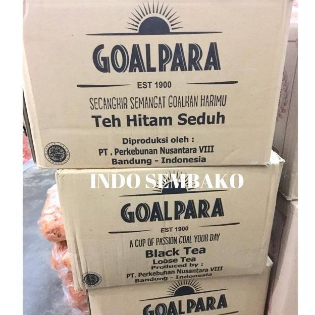 

Paling dicari Teh Goalpara 32 x 250g Dus / Teh Hitam Bubuk Goalpara Karton / Teh Goalpara Dus