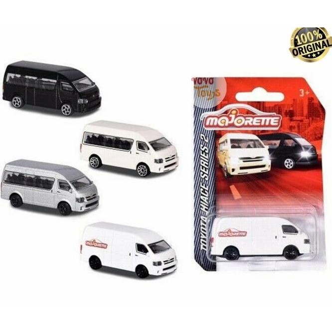 Toyota Hiace Van Series Majorette 1/64 Diecast Mobil Van Truk Mainan