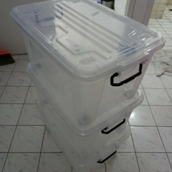 Miliki Box Container Transparan/ Box Container Bening/ Box 75 95 130 45 L