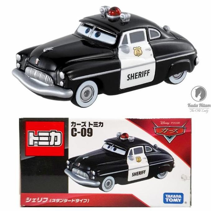 Cars Tomica C-09 Sheriff Disney Pixar