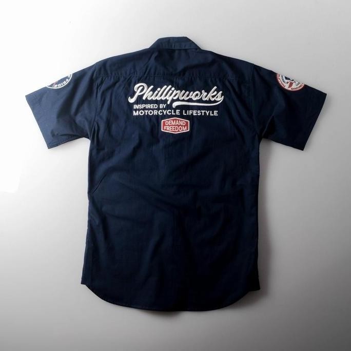New Kemeja Phillip Works Authentic Workshirt High Quality