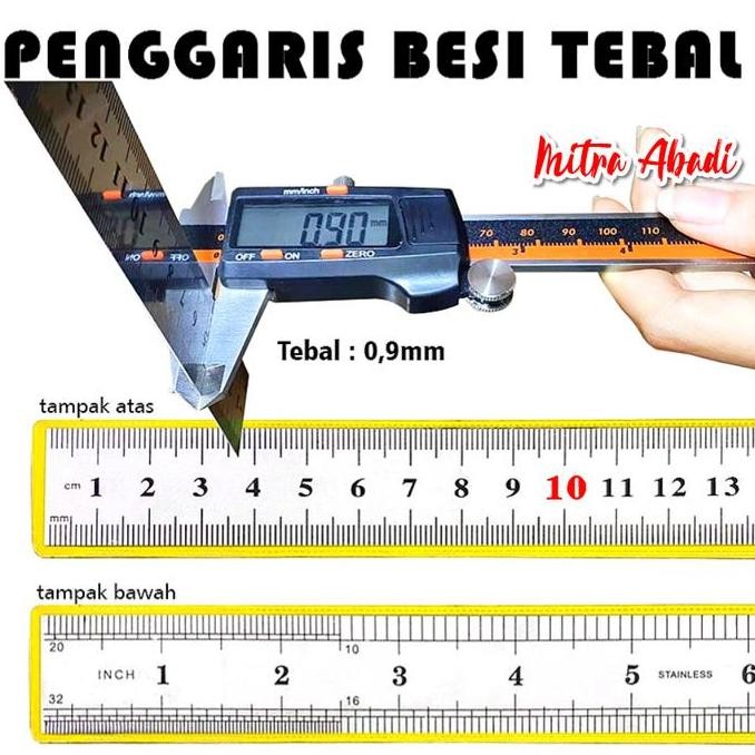 

PENGGARIS / MISTAR BESI STAINLESS STEEL TEBAL