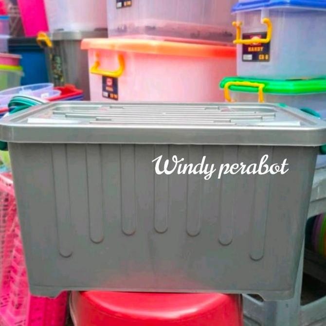 Diskon Mpw - Container Box 30 Liter Box Container Silver Mpw