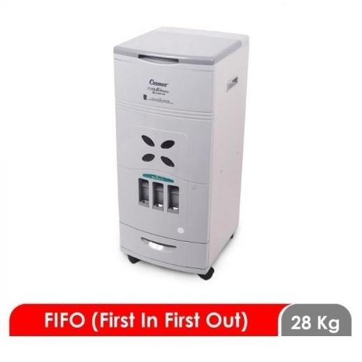 Terjangkau Dispenser Beras Cosmos 28Kg Bio28 - Penyimpanan Beras