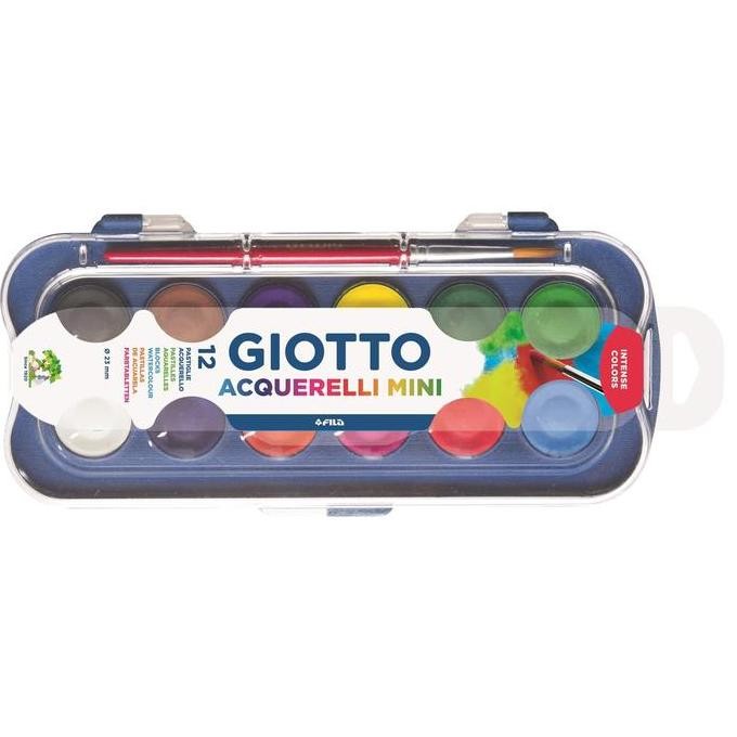 

ready !!! Giotto Mini Watercolor 23 mm (12 & 24 Colours)