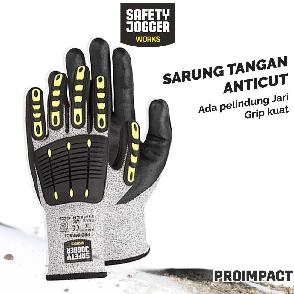 NEW Safety Jogger Works Proimpact Sarung Tangan Safety