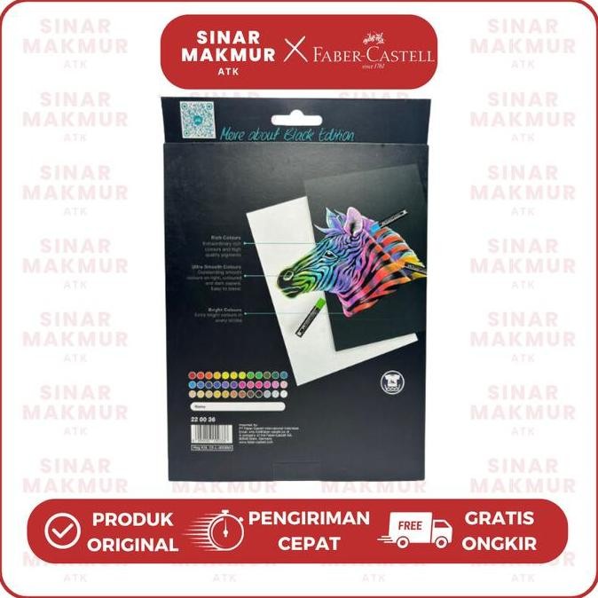 

ready !!! Crayon/Oil Pastel Black Edition Series Faber Castell 36 Warna (Set)