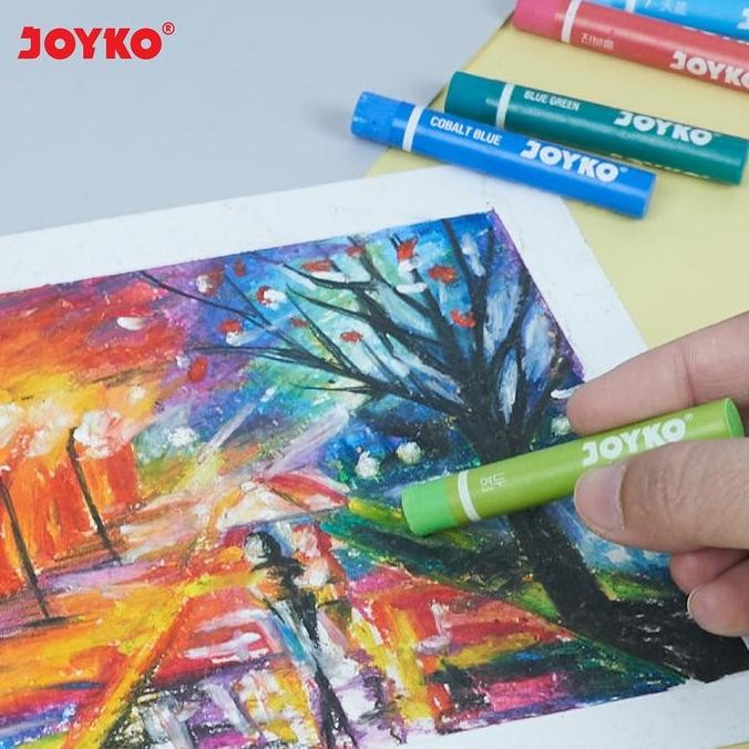 

ready !!! Joyko TITI Crayon Oil Pastel / Krayon Minyak Joyko 24 Warna OP-24CR