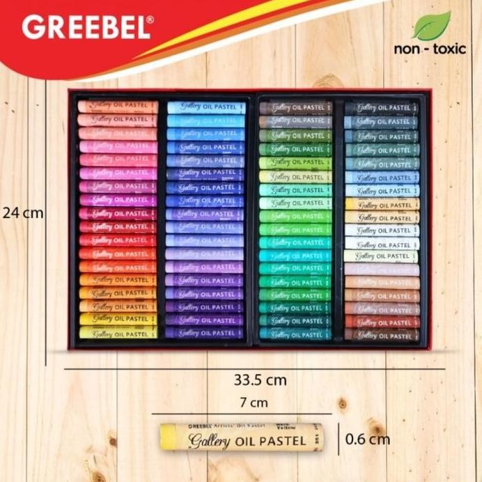 

ready !!! Greebel Premium Artist Oil Pastels 72 Warna