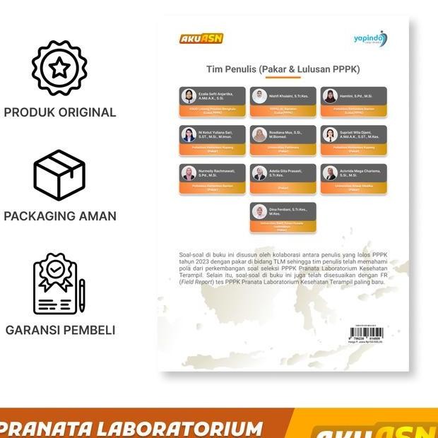 AKU ASN Buku Prediksi Soal PPPK 2024/25 Pranata Laboratorium Kesehatan Terampil (D3 Teknologi Labora