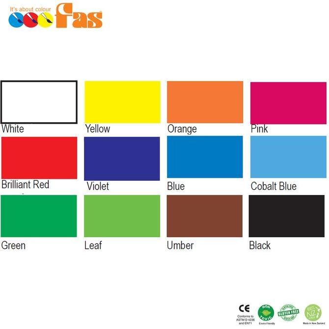 

ready !!! FAS - Super Tempera Washable Poster Paint 500ml Cat Air Anak Painting