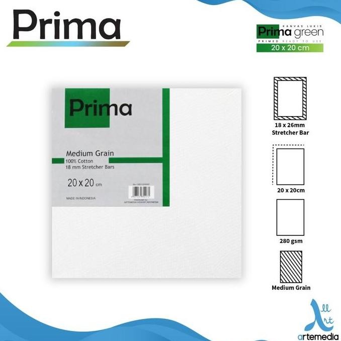 

ready !!! Kanvas Lukis Prima Green 20 x 20cm Cotton Canvas