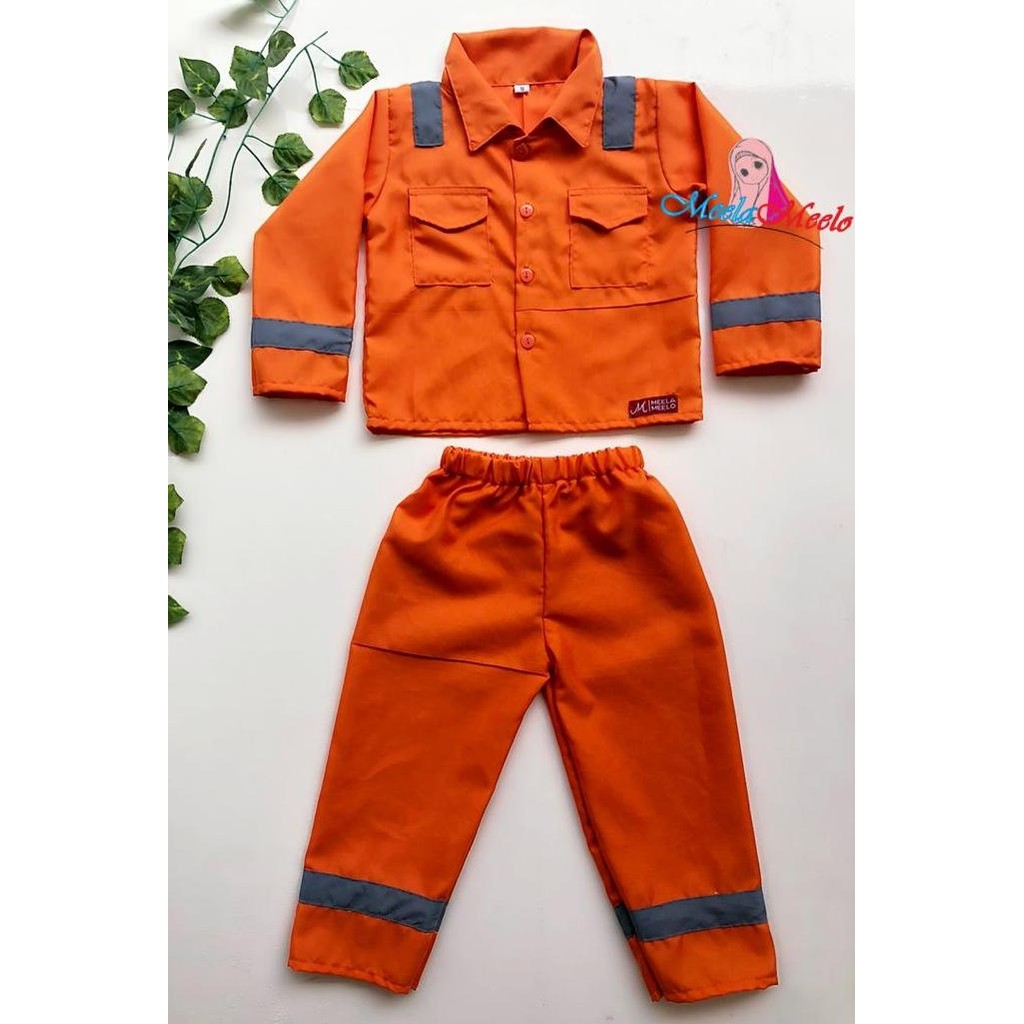 Tersedia Baju Anak Kostum Wearpack PLN Kostum Photoshoot Baby Baju Profesi