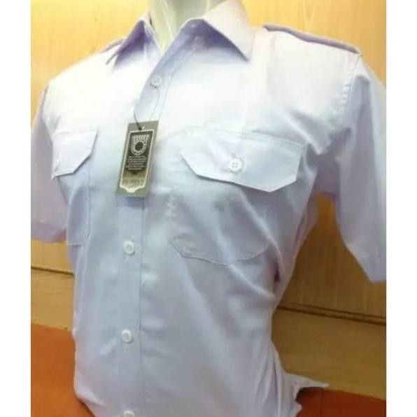 Kemeja Seragam Warna Putih Atasan pakaian baju kemeja PDL PDH pria dinas ASN PNS SEKOLAH/ kemeja pdl