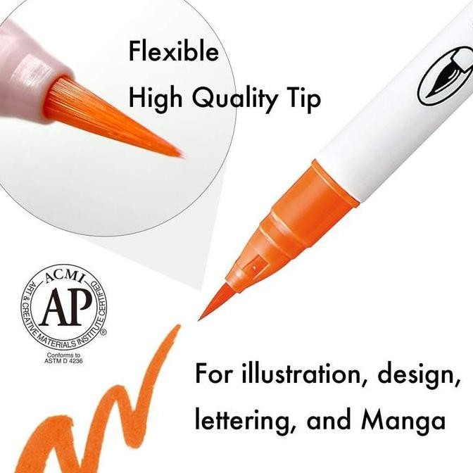 

ready !!! KURETAKE ZIG Clean Color Real Brush Set 12 - 90