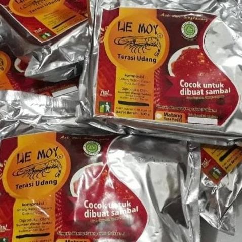 

terasi lie moy/trasi udang lie moy khas singkawang asli pontianak 250g H85