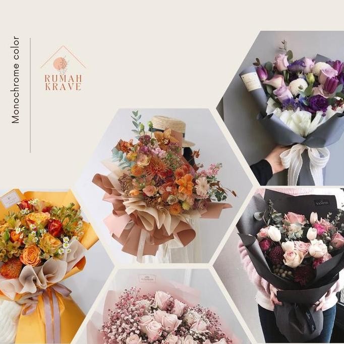 

FULL COLOR POLOS CELLOPHANE WRAPPING PAPER KERTAS BUNGA