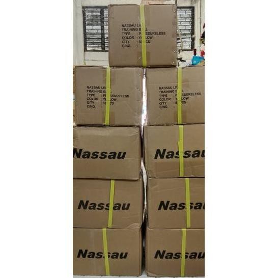 BOLA TENIS NASSAU TRAINING/BOLA TENIS LATIHAN NASSAU ISI 72 EMBER ORI