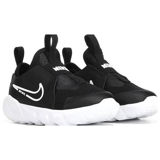 Tersedia SEPATU SNEAKERS ANAK NK FLEX RUNNER PLUS PREMIUM SLIP ON BLACK WHITE BNIB