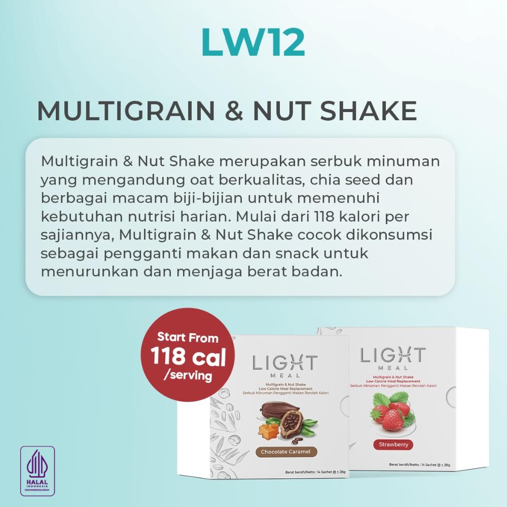

LW12 PACKAGE | PAKET DIET 12 MINGGU | KONSULTASI AHLI GIZI | DETOKS | MEAL REPLACEMENT | PENAHAN NAFSU MAKAN