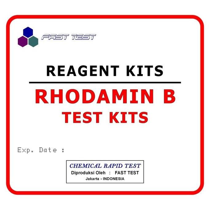 TEST KIT RHODAMIN B, ALAT UJI CEPAT KANDUNGAN PEWARNA RHODAMINE-B ORIGINAL DAN TERPERCAYA