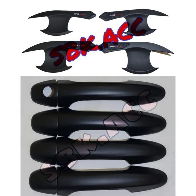 Paket Outer Yaris 2018-2022 Trd Sportivo Hitam & Door Handle Cover Restock