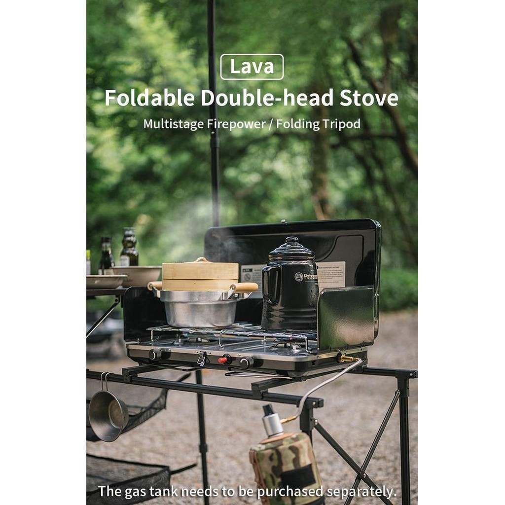 Kompor Gas 2 Tungku Portable Camping Outdoor Naturehike Nh22Rj001 Original Dan Terpercaya