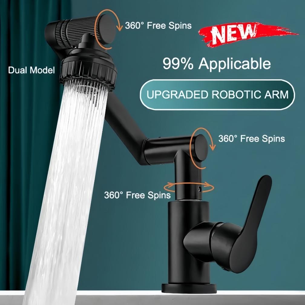 Kran Angsa Dapur Fleksibel/Kran Sink Dapur/Kran Wastafel Cuci Piring/Kran Shower 1/2 Inci/Kran Air/B