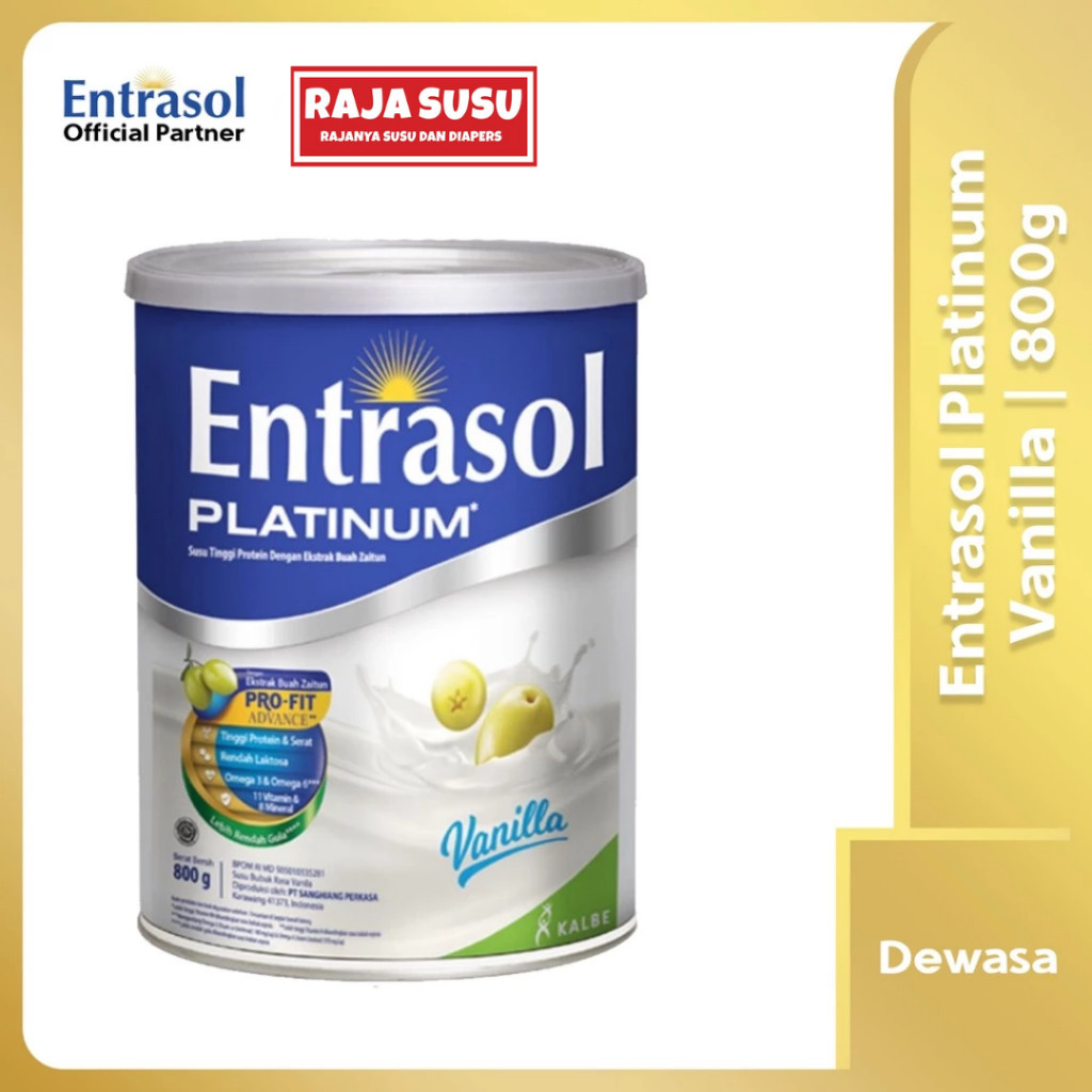 

ENTRASOL SENIOR PLATINUM VANILA 800 GR