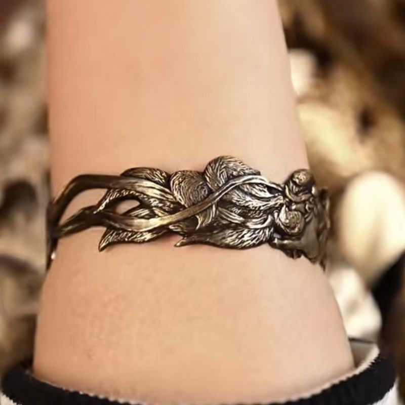 Gelang Bangle Perhiasan Gaya Kuno Gelang Pria Perhiasan Klasik