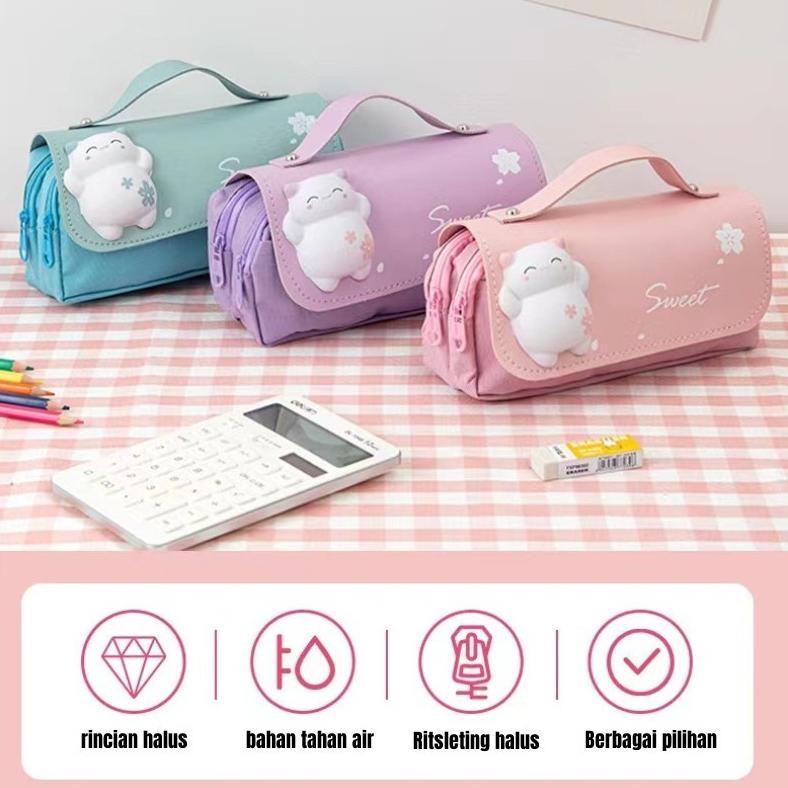 

Berkualitas Tas Pensil Kapasitas Besar Dengan Aksesori Stress Relief Bahan Tahan Air,Berbagai Pilihan Promo