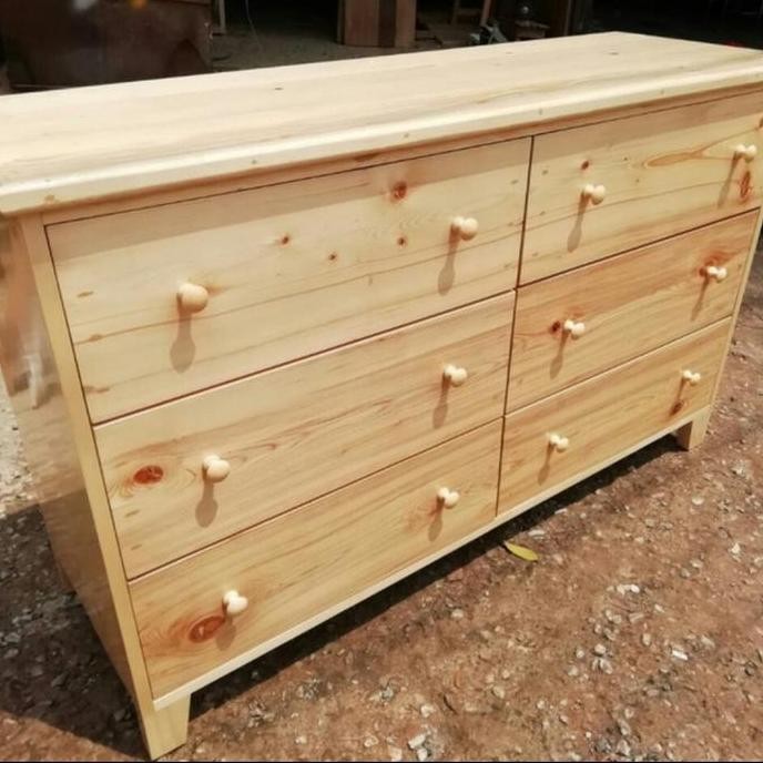 Spesial Laci Natural 6 Susun/ Laci Kayu Jati Belanda