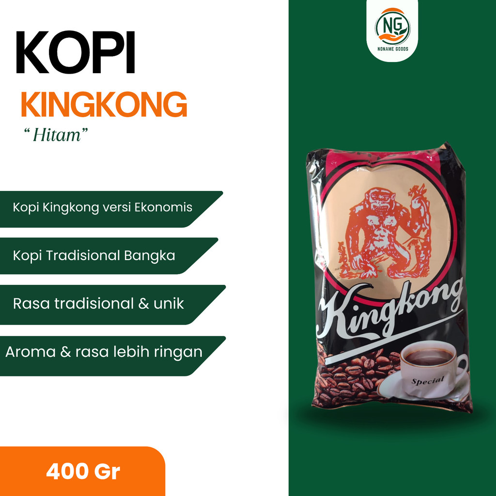 

KOPI 400 GR KINGKONG HITAM