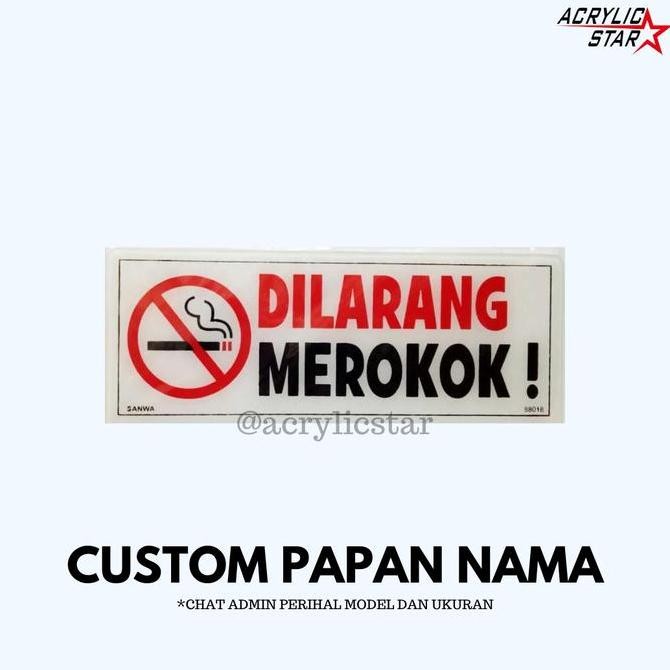 

Custom Plang Nama Bahan Akrilik Acrylic Huruf Signage Toko Kantor