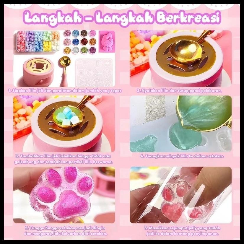 

[3-IN-1 SET] 1283PCS DLY JELLY WAX FIRE PAINT SEALING WAX SET GUKA MENGADON LILIN JELLY MAINAN DEKOMPRESI ANAK-ANAK KERAJINAN TANGAN 3D SEGEL SEGEL AMPLOP