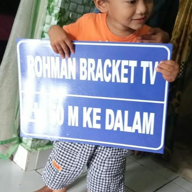 

plang nama jalan PLAT ALUSTIK 60 x 40 cm bolak balik