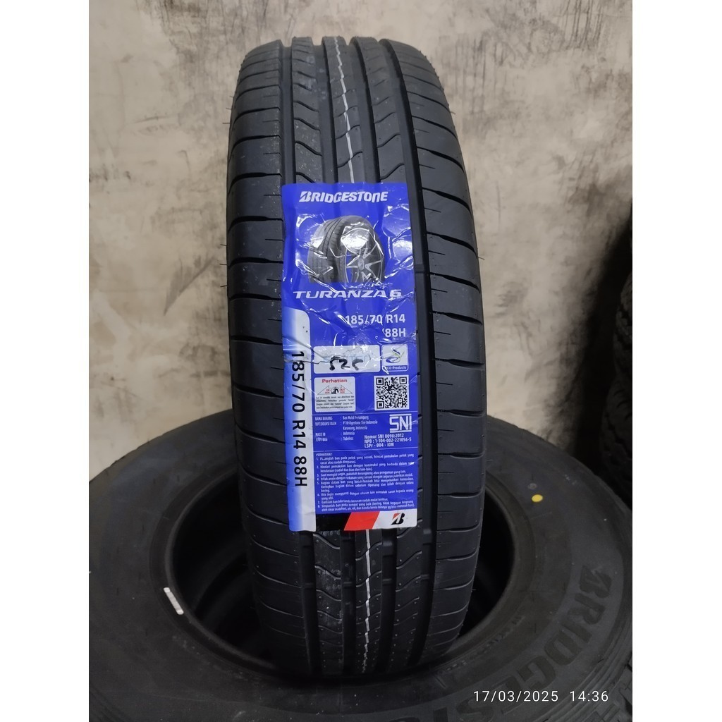 Ban Mobil Bridgestone Turanza 6 185 70 r14 14 Avanza Xenia